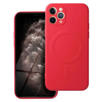 Silicone Mag Cover case compatible s MagSafe pre IPHONE 11 PRO red