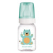 CANPOL BABIES Fľaša s potlačou CUTE ANIMALS 120ml - zelená