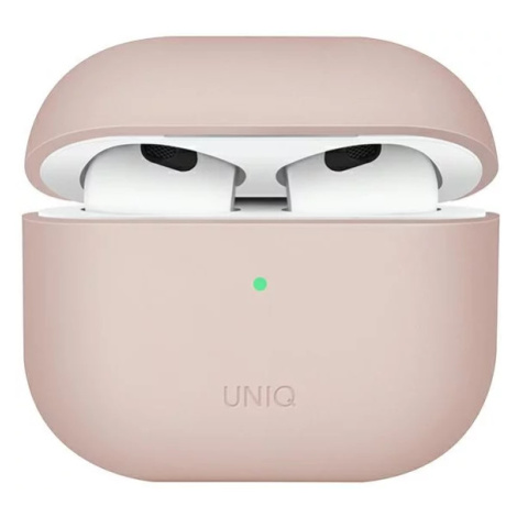 Obal UNIQ case Lino AirPods 3 gen. Silicone blush pink (UNIQ-AIRPODS(2021)-LINOPNK)