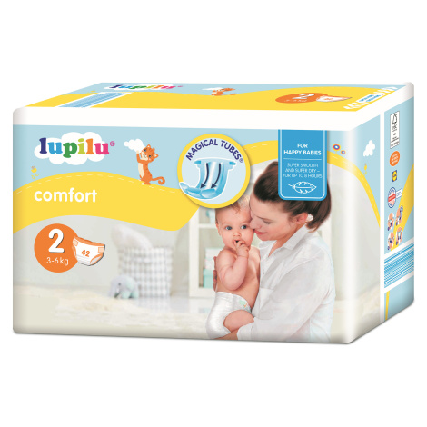 lupilu® Detské plienky Comfort Mini 2, 42 kusov