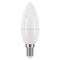 EMOS ZQ3220 LED ZIAROVKA CLASSIC CANDLE 6W E14 TEPLA BIELA