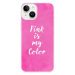 Odolné silikónové puzdro iSaprio - Pink is my color - iPhone 15 Plus