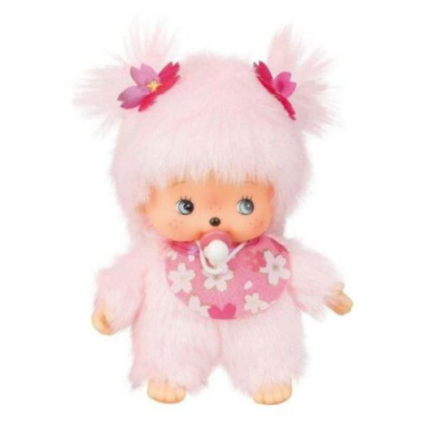 Monchhichi Bebiči dievča ružové Sakura s cumlíkom 15cm