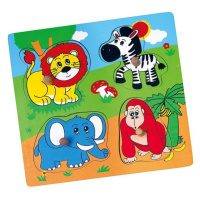 Puzzle s prekvapením Viga 59563 zoo