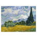 Reprodukcia obrazu Vincent van Gogh - Wheat Field with Cypresses, 60 x 45 cm