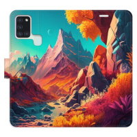 Flipové puzdro iSaprio - Colorful Mountains - Samsung Galaxy A21s