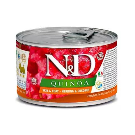 Farmina N&D dog QUINOA herring & coconut konzerva 140g