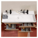 VILLEROY & BOCH - Collaro Umývadlo nábytkové 1200x470 mm, bez prepadu, 2 otvory na batériu, Cera