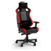 noblechairs EPIC Compact herné kreslo čiernočervené