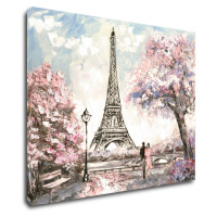 Impresi Obraz Eiffelova věž kreslená - 90 x 70 cm