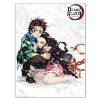 Abysse Corp Demon Slayer Tanjiro & Nezuko Snow Poster 91,5 x 61 cm