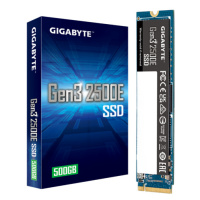 Gigabyte 2500E SSD 500GB M.2 NVMe Gen3 2300/1500 MBps