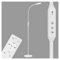 LED stojacia lampa Office Remote, diaľkové ovládanie, biela