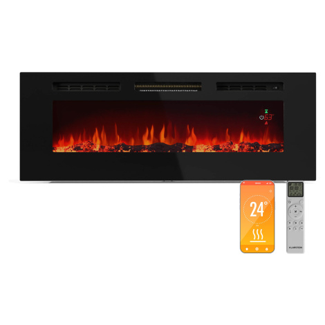 Klarstein Galeras Smart Inteligentný elektrický krb, 2 nastavenia teploty, 16 - 30°| LED ilúzia 
