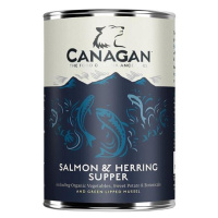 CANAGAN Salmon & herring supper konzerva pre psov 400 g