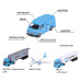 Autíčko prepravné MAERSK Transport Vehicles Majorette kovové 17 cm dĺžka 3 druhy