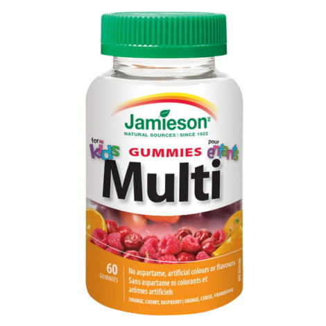 JAMIESON Multi kids Gummies 60 želatínových pastiliek