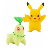 BOTI Pokémon akčné figúrky Pikachu a Chikorita 5 cm
