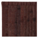 Tmavohnedý bambusový koberec 75x175 cm – Casa Selección