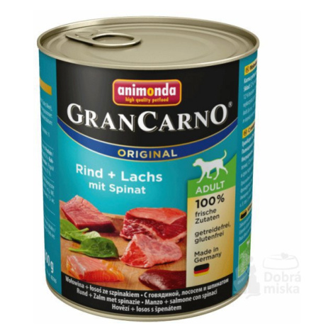 Animonda GRANCARNO cons. ADULT losos/špenát 800g + Množstevná zľava zľava 15%
