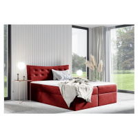 Expedo Čalúnená posteľ boxspring SALAMON + topper, 120x200, kronos 02