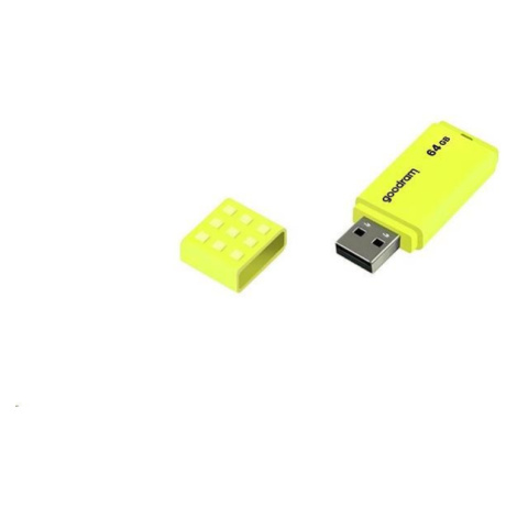 GOODRAM Flash Disk 64GB UME2, USB 2.0, žltá