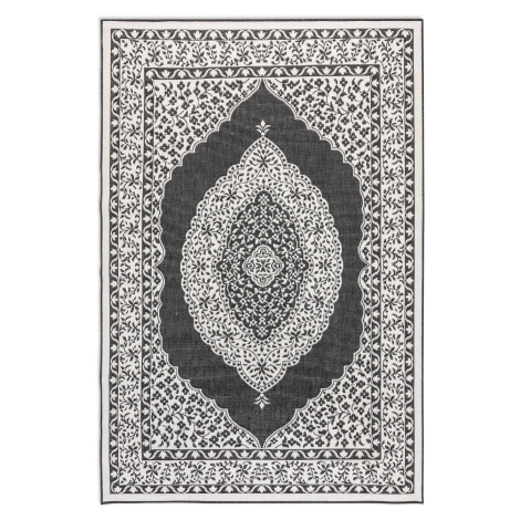 Kusový koberec Gemini 106024 Black z kolekce Elle – na ven i na doma - 80x150 cm ELLE Decoration