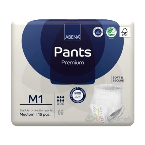 ABENA Pants Premium M1, navliekacie nohavičky (veľ. M), 15 ks