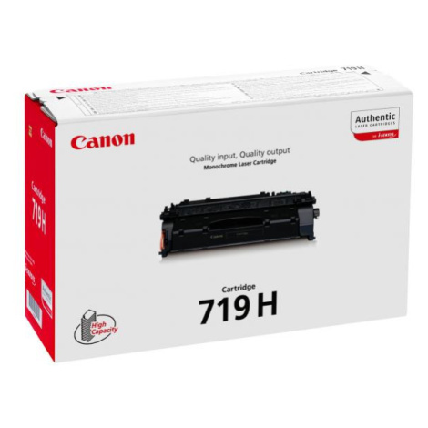 Canon originál toner 719 H BK, 3480B002, black, 6400str., high capacity