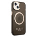 Guess Kryt s MagSafe pre iPhone 14 Plus, Čierny