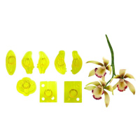 Vykrajovačky 8 ks – malá orchidea Cymbidium - JEM