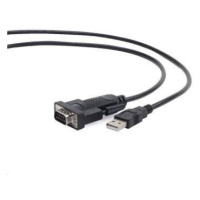 Cablexpert kábel adaptér USB-serial 1,5m 9 pin /com/, čierny