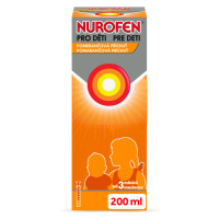 NUROFEN pre deti Pomaranč perorálna suspenzia 200 ml