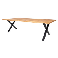 Sconto Jedálenský stôl TUELUN prírodná/čierna