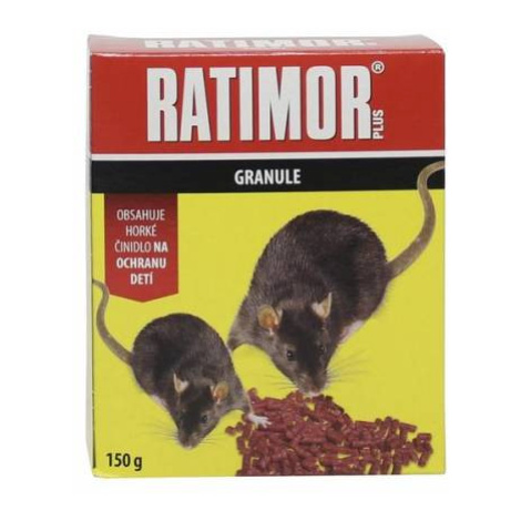 Ratimor Plus granule na hubenie hlodavcov 150 g