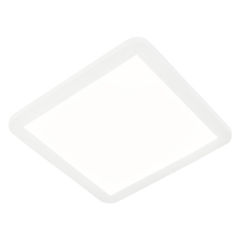 Stropné svietidlo biele 30 cm vrátane LED 3-stupňové stmievateľné IP44 - Steve QAZQA