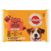 Pedigree Adult hovädzie & hydinové 4 x 100 g