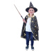 Destký plášť čierny s klobúkom Čarodejnica/Halloween