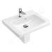 VILLEROY & BOCH - Subway 2.0 Umývadielko s prepadom, 450x370 mm, alpská biela 73154501