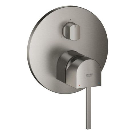 Sprchová a vaňová batéria GROHE PLUS bez podomietkového telesa kartáčovaný Hard Graphite 24093AL