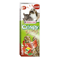 Tyčinky Versele-Laga Crispy králik a činčila, s bylinkami 110g 2ks