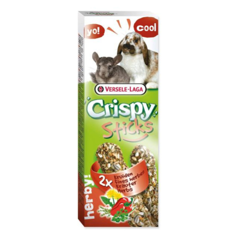 Tyčinky Versele-Laga Crispy králik a činčila, s bylinkami 110g 2ks