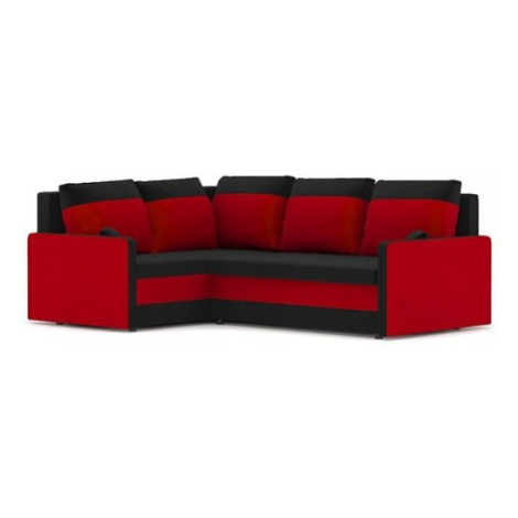 domtextilu.skDomTextilu Rohová sedacia súprava MILTON v červenej farbe 225 x 175 cm