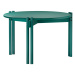 Zelený okrúhly konferenčný stolík z borovicového dreva ø 60 cm Sticks – Karup Design