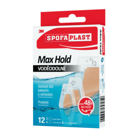 3M SPOFAPLAST č. 191 náplasti vodeodolné max hold 12 kusov