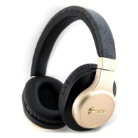 Slúchadlá Guess Bluetooth on-ear headphones black 4G Script (GUBH604GEMK)