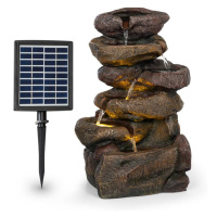 Blumfeldt Savona, solárna fontána, 2,8 W, polyresin, 5 hod., akumulátor, LED osvetlenie, vzhľad 
