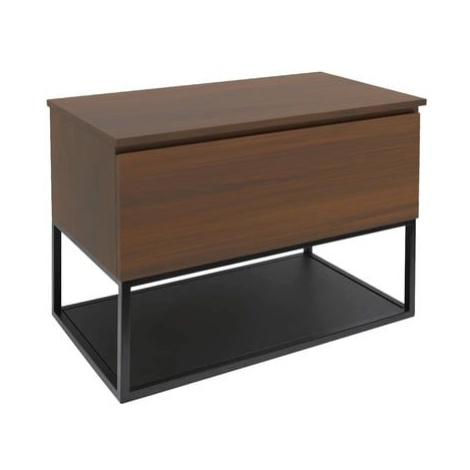 Kúpeľňová skrinka s krycou doskou SAT B-Way 59x57x45 cm orech mat BWAY60NUTDF