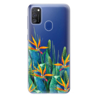 Odolné silikónové puzdro iSaprio - Exotic Flowers - Samsung Galaxy M21