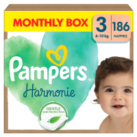 PAMPERS Harmonie Baby veľ.3 - Mesačné balenie 186 ks